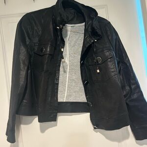 Men's Black Leather Jacket